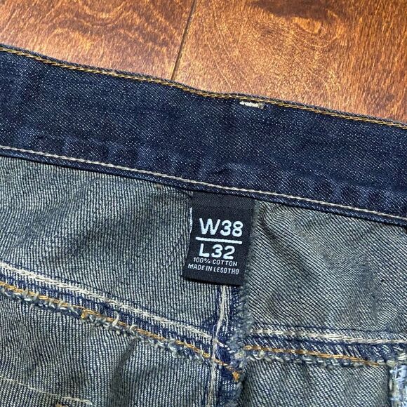 Ecko Unltd. Vintage Y2K Bootcut Dark Denim Blue Jeans Men's Size 38 x 32 - Picture 6 of 10
